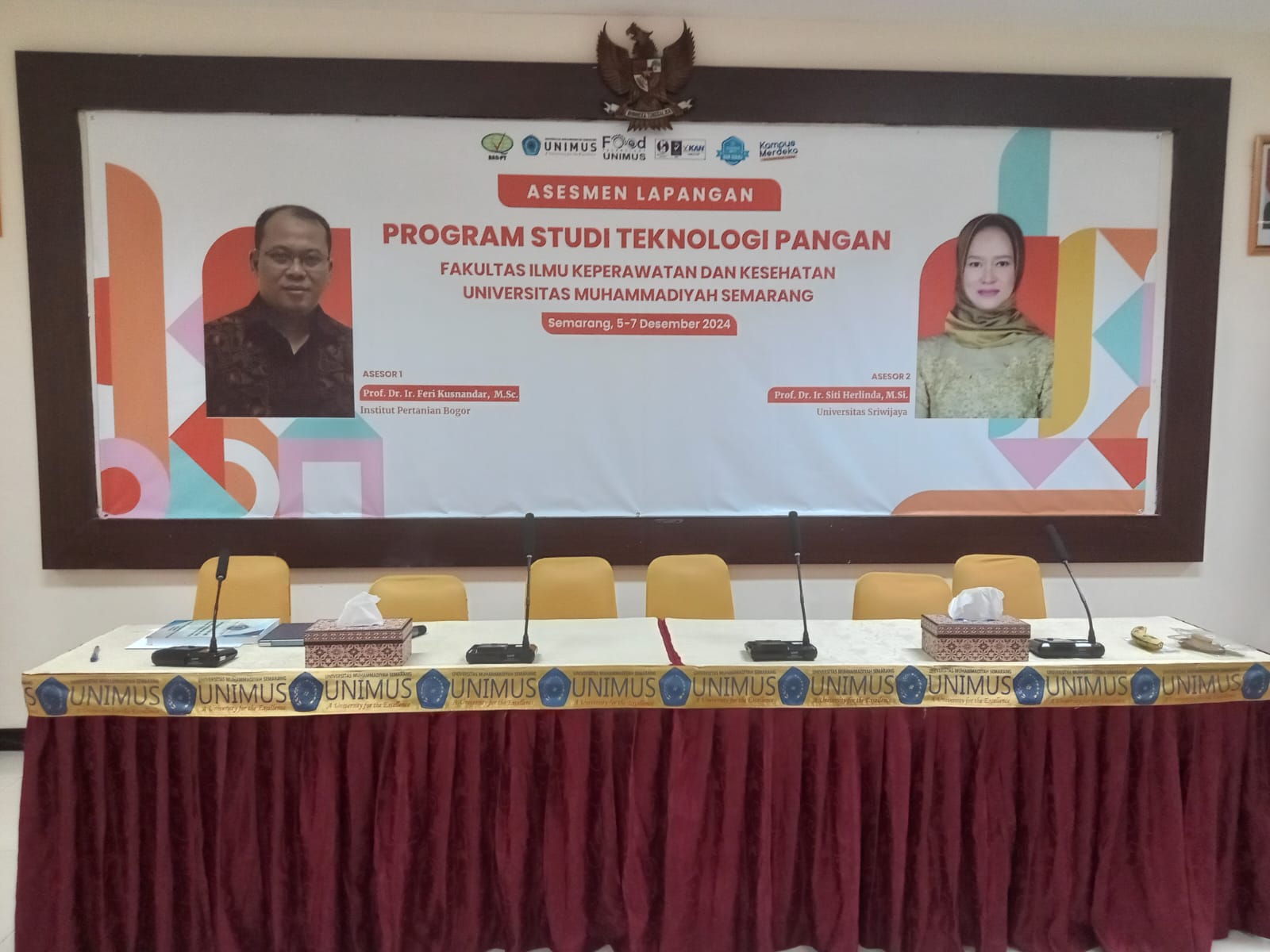 Selamat Datang Asesor BAN PT di Prodi Teknologi Pangan Unimus