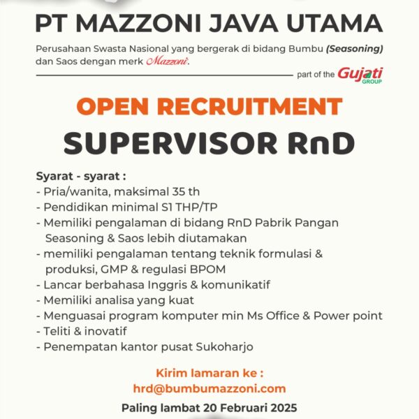 Loker PT Mazzoni