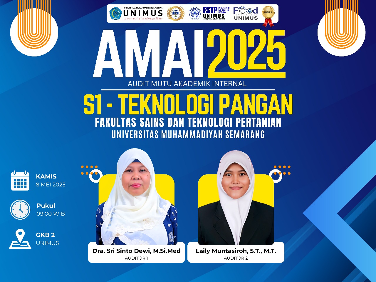 Read more about the article Audit Mutu Akademik Internal Prodi Teknologi Pangan; Menjaga Mutu Unggul