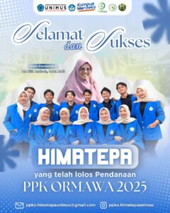 Read more about the article HIMATEPA UNIMUS LOLOS PPK ORMAWA 2025 DENGAN DESA BINAAN RINGINARUM KABUPATEN KENDAL