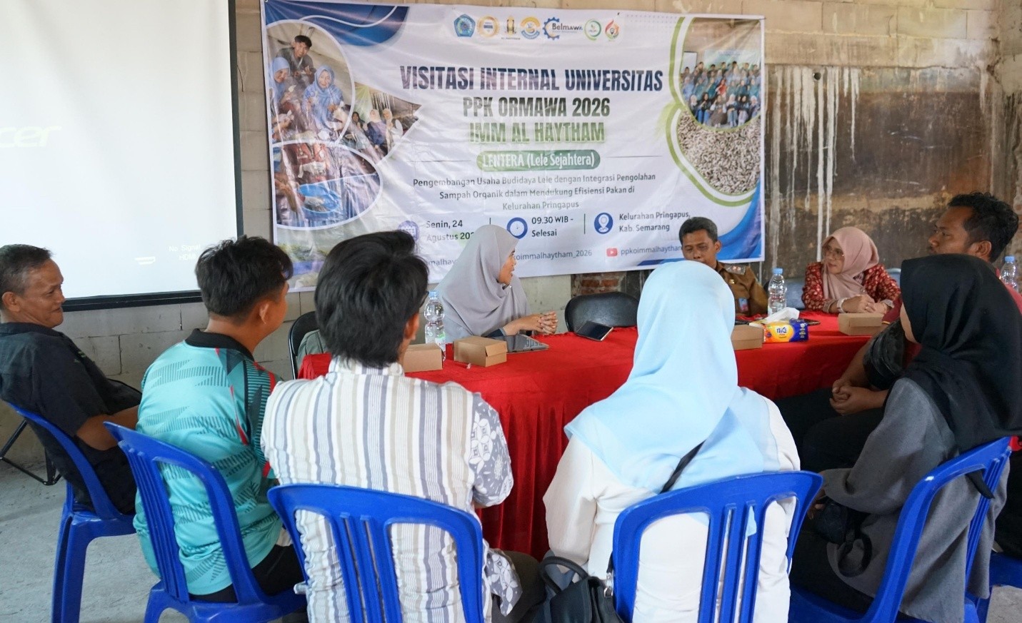 Sinergi Nyata Pemberdayaan Masyarakat, Tim Reviewer PT Lakukan Visitasi PPK Ormawa IMM Al Haytham di Pringapus